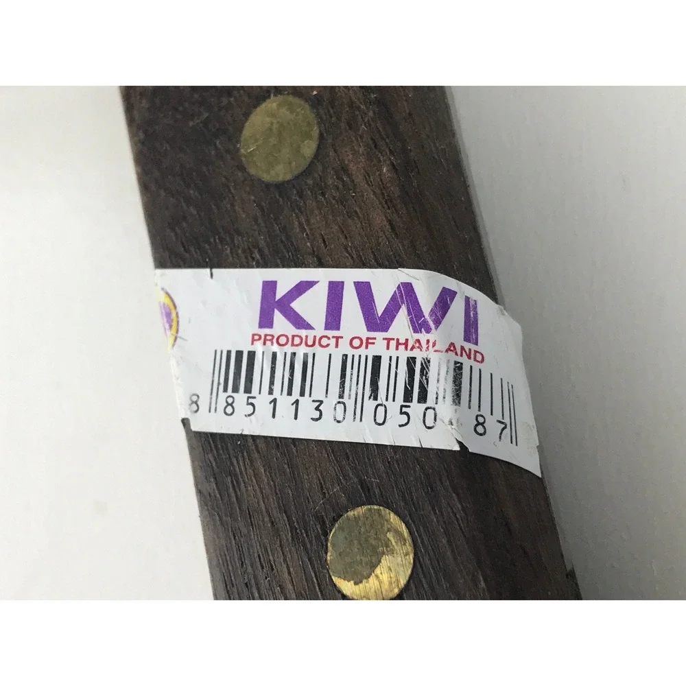 Kiwi‎ Brand Mini Cleaver Knife Chopper Thai Made Stainless Steel Wood Handle